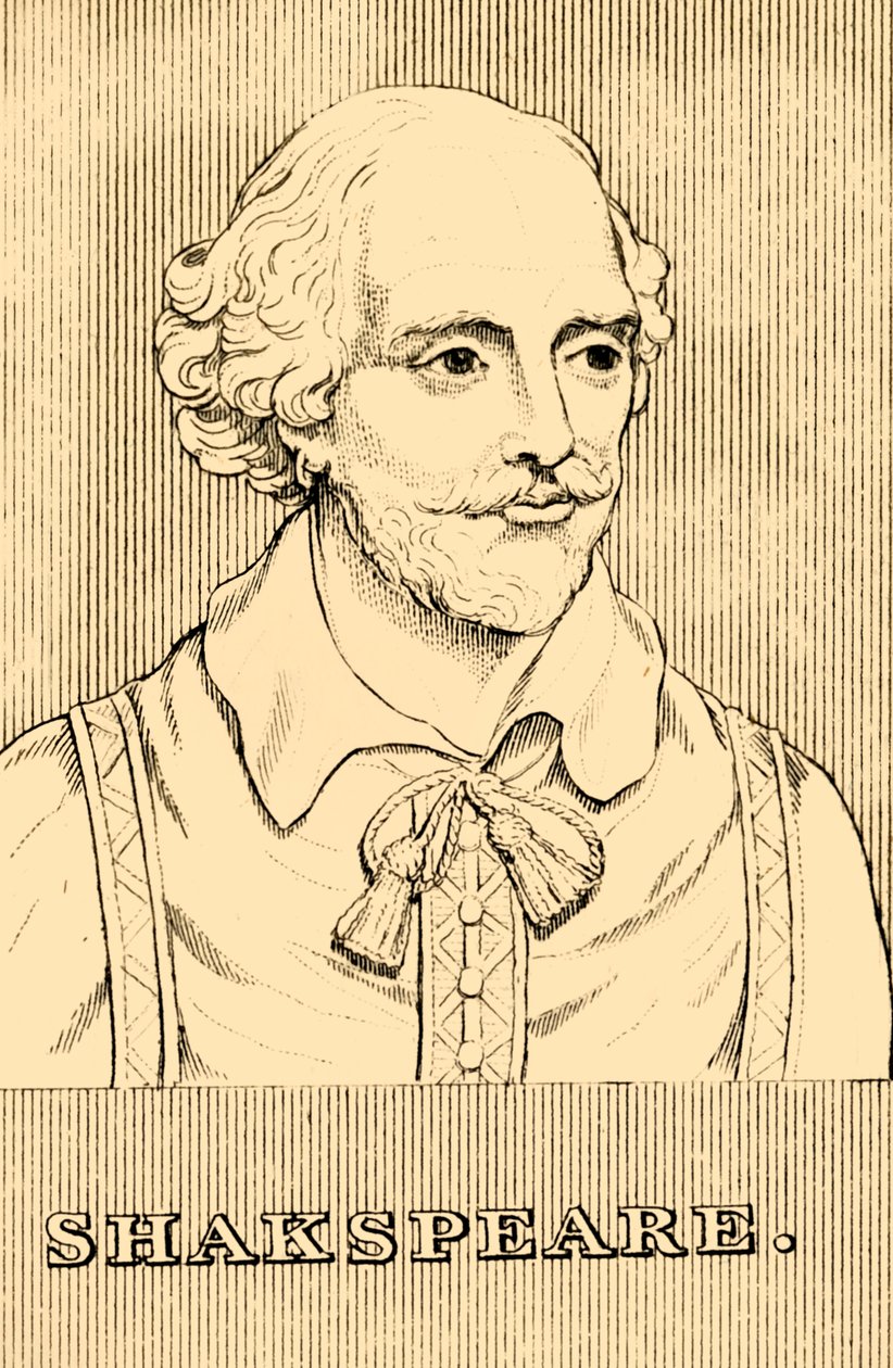 Shakespeare, 1564-1616, 1830 door Unbekannt