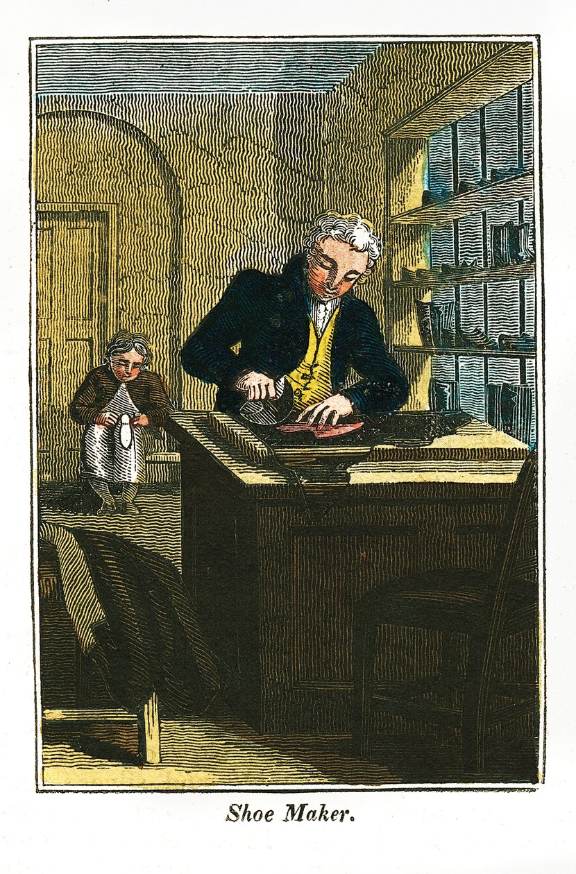 Schoenmaker, 1823 door Unbekannt