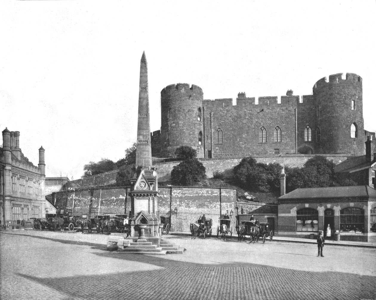 Kasteel van Shrewsbury, Shrewsbury, Shropshire, 1894 door Unbekannt