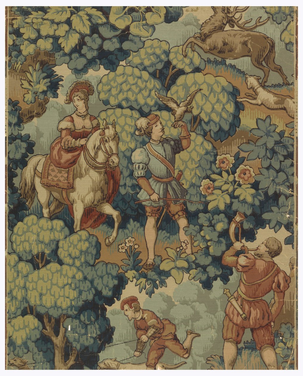 Behang (mogelijk Engeland), 1875-1900 door Unbekannt
