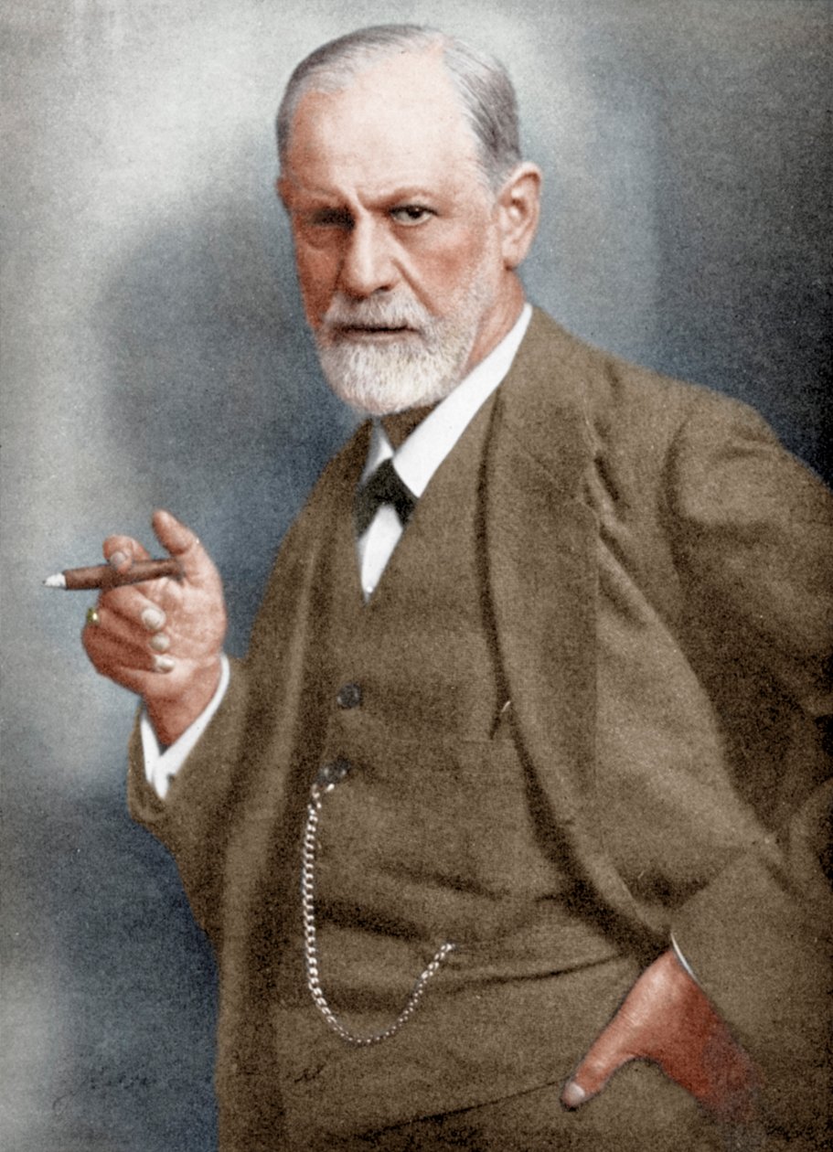 Sigmund Freud, 1856-1939, Oostenrijkse neuroloog door Unbekannt
