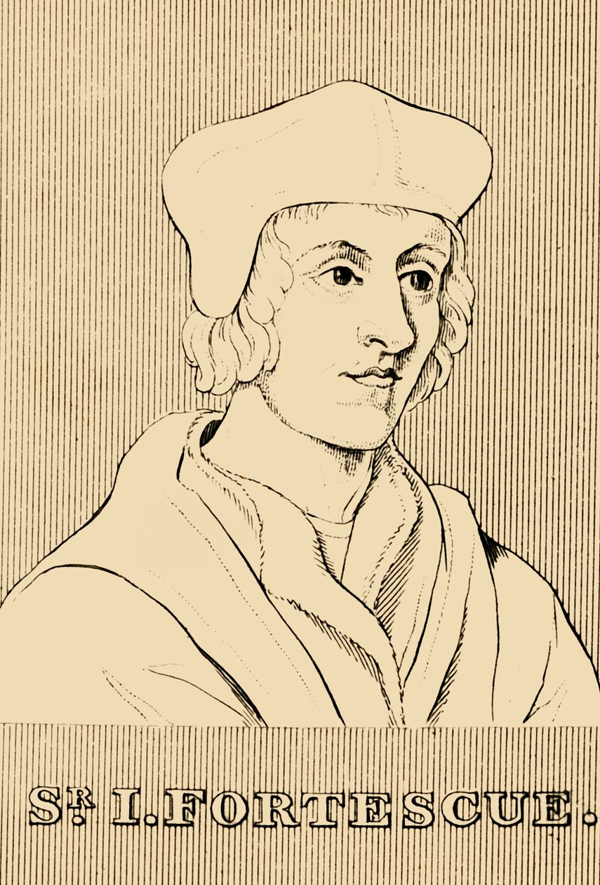 Sir J. Fortescue, ca. 1394-1479, 1830 door Unbekannt