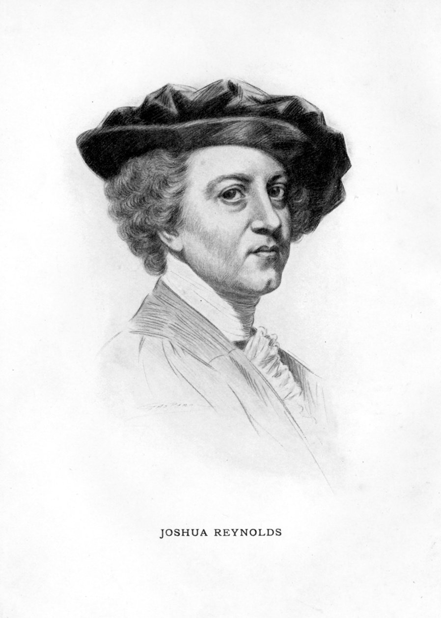 Sir Joshua Reynolds, Engelse schilder, 1912 door Unbekannt