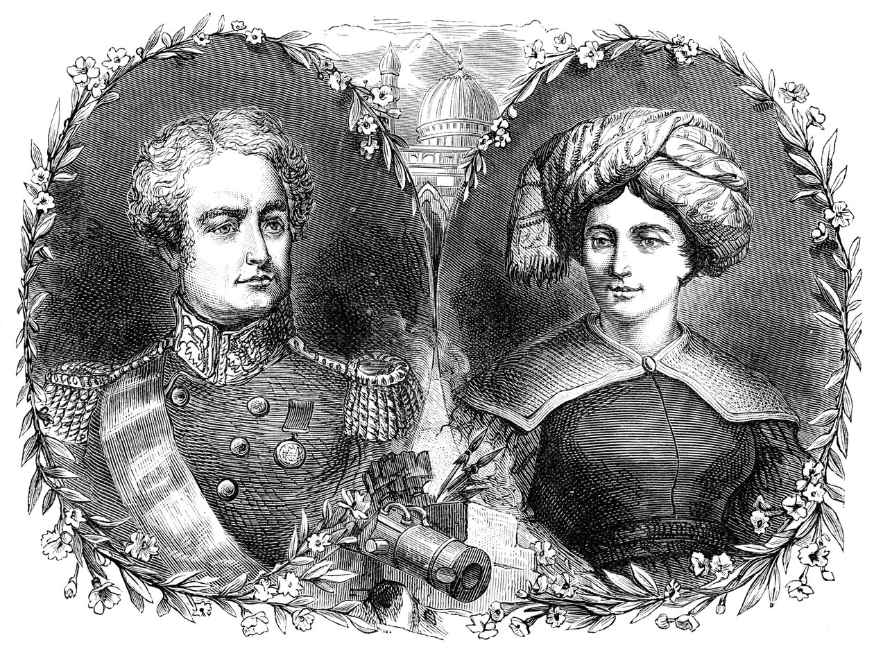 Sir Robert en Lady Sale door Unbekannt