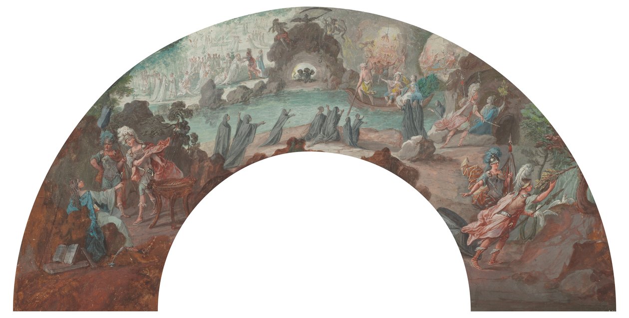 Schets voor de Aeneis, 1700s door Unbekannt