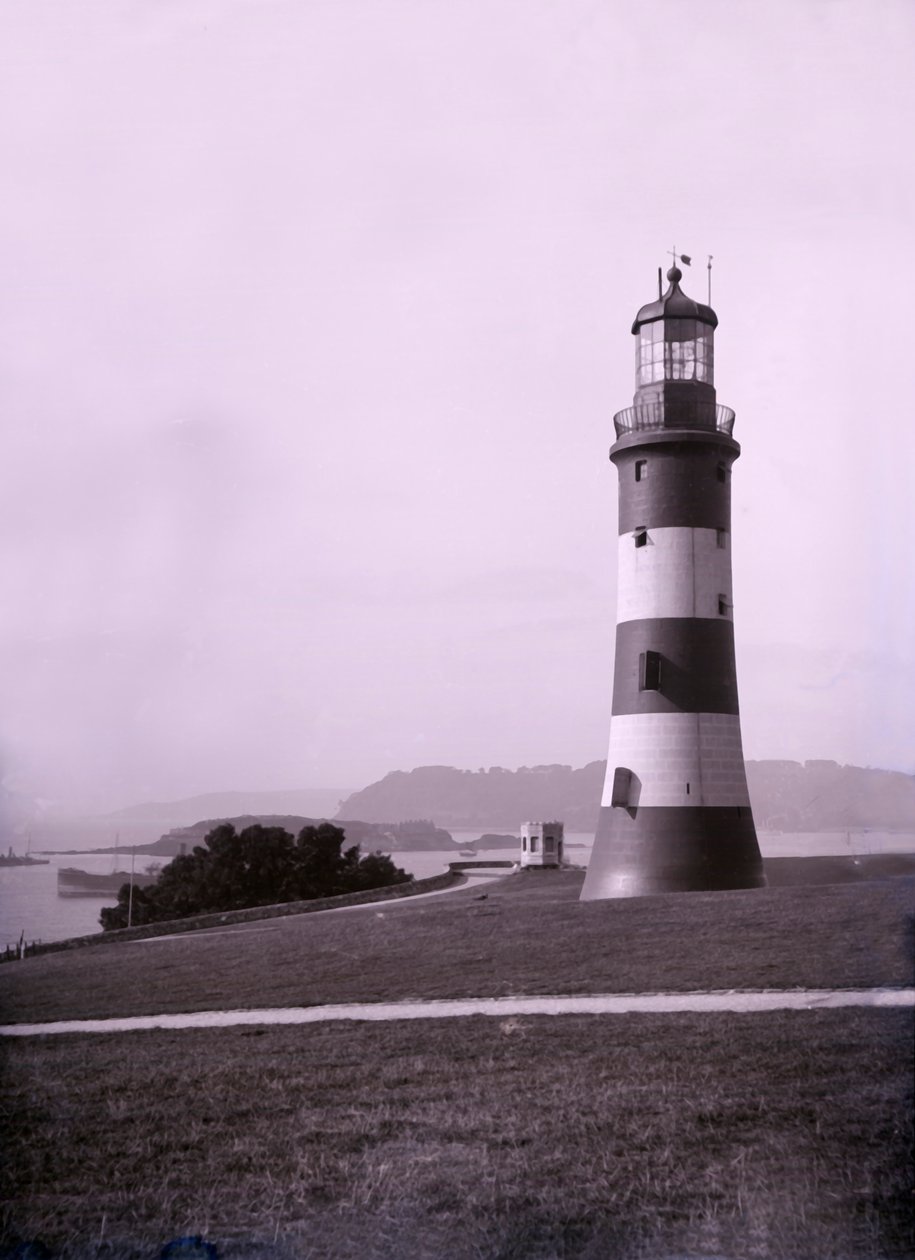 Smeatons Toren bij Plymouth in Devon door Unbekannt
