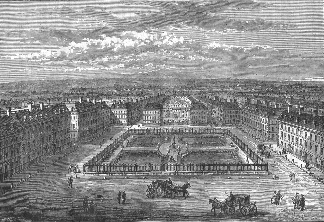 Soho Square, ca. 1700, 1897 door Unbekannt