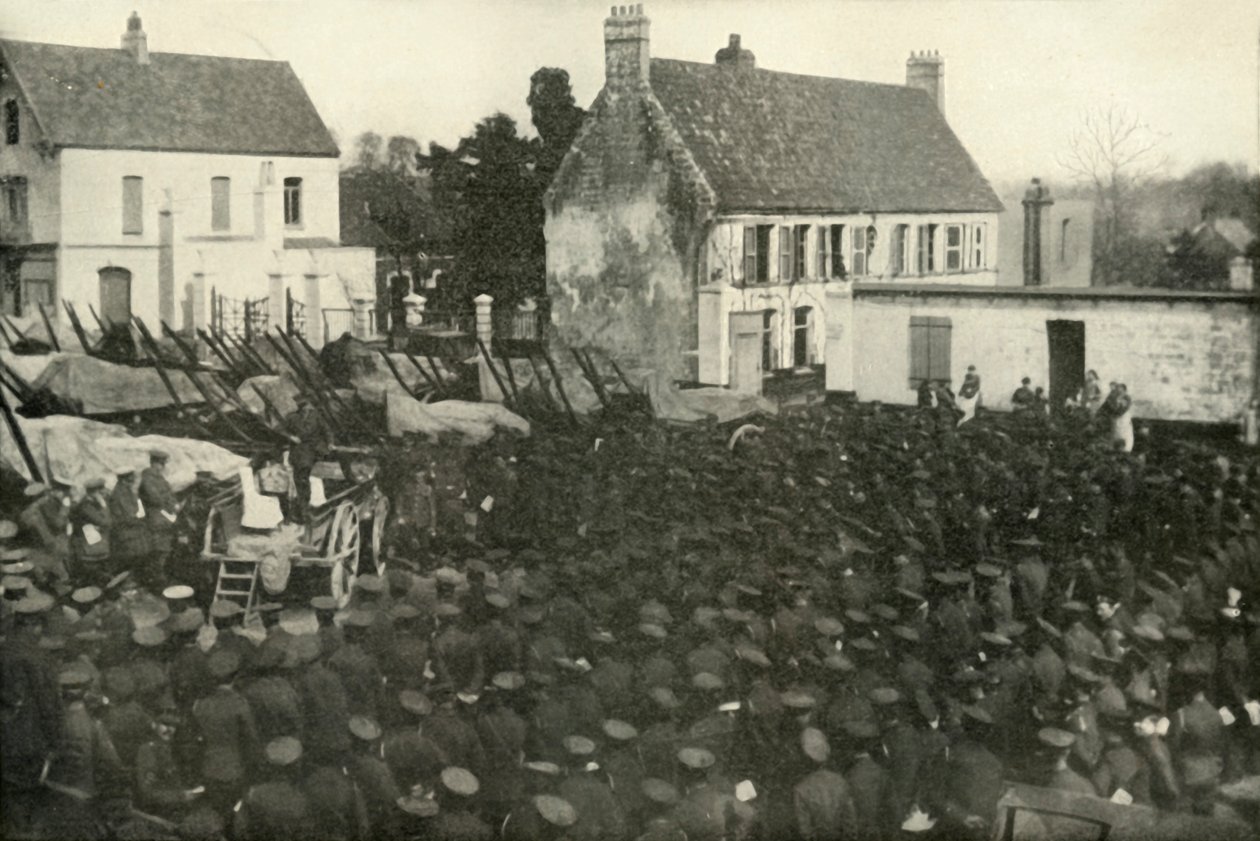 Ergens in Frankrijk, 1919 door Unbekannt