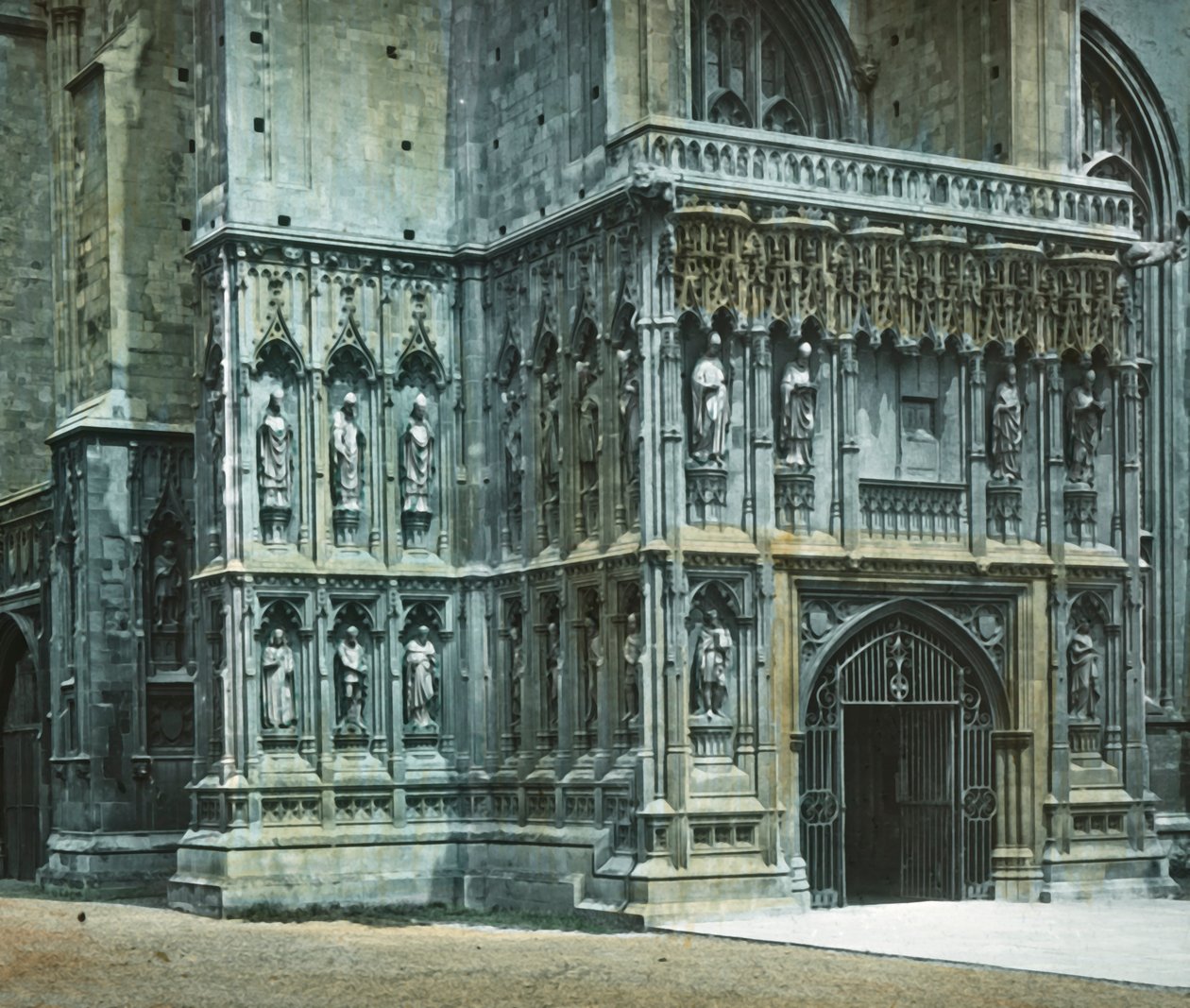 Zuidwest Portiek, Canterbury Kathedraal door Unbekannt