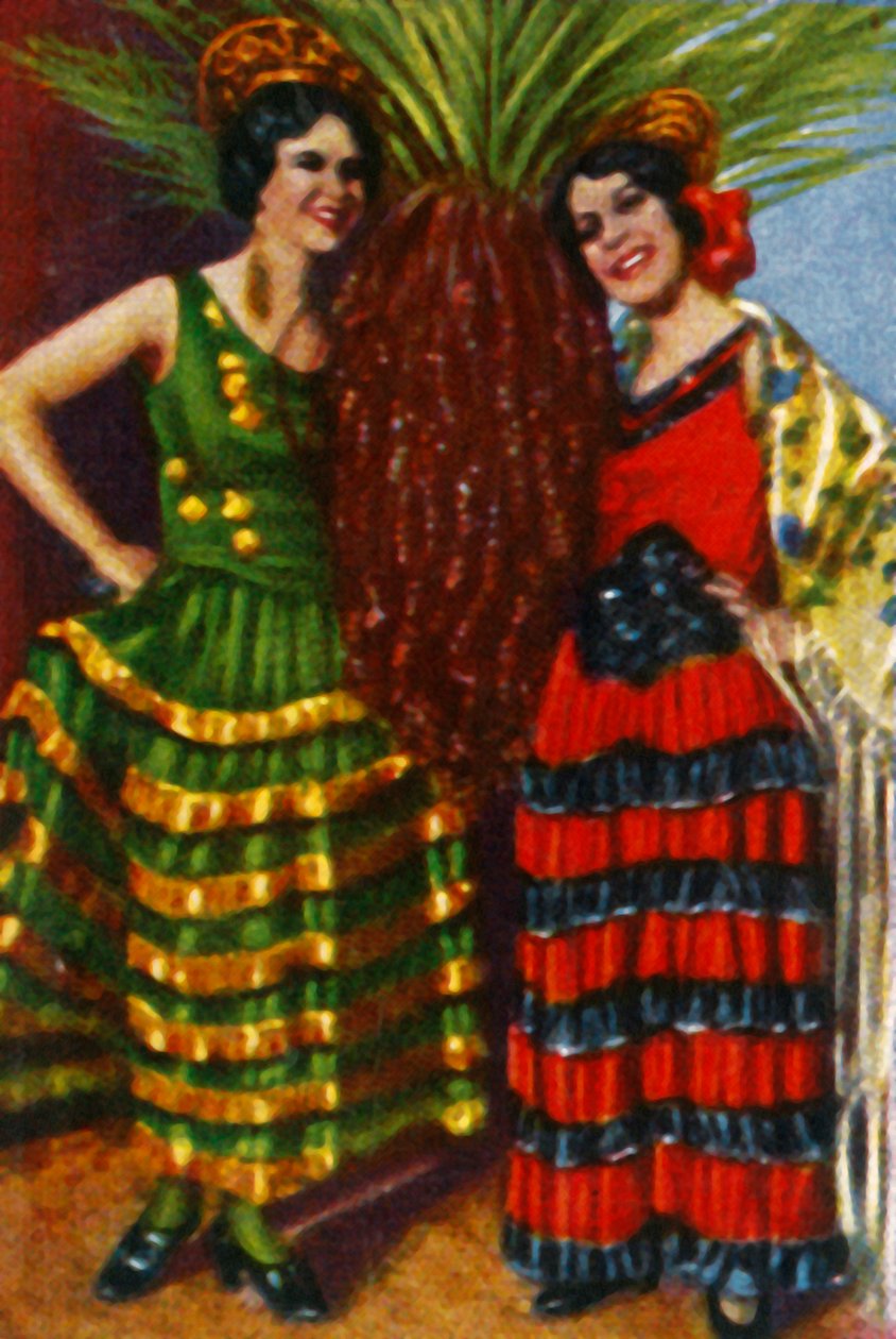 Spaanse dansers, ca. 1928 door Unbekannt