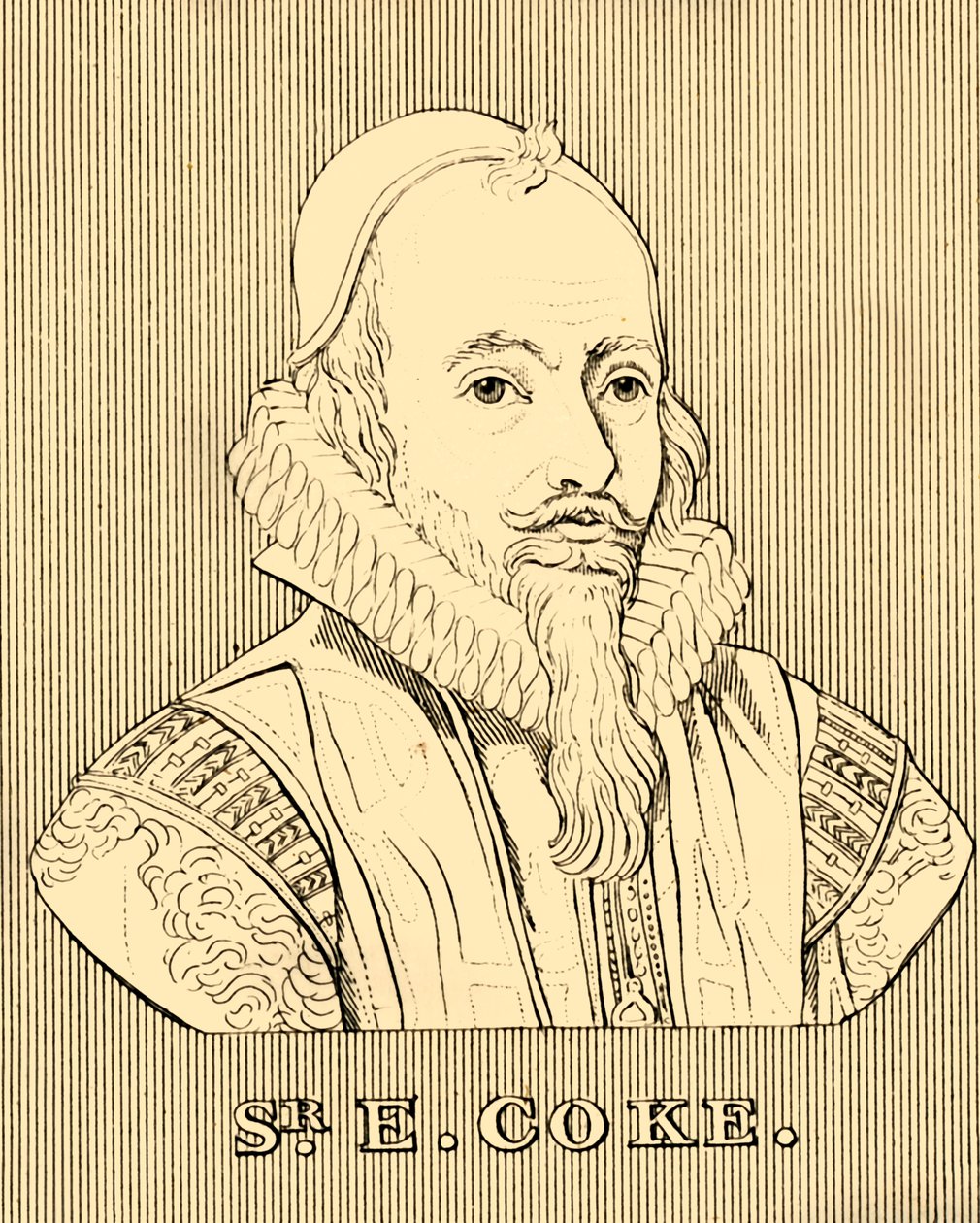 Sr. E. Coke, 1552-1634, 1830 door Unbekannt