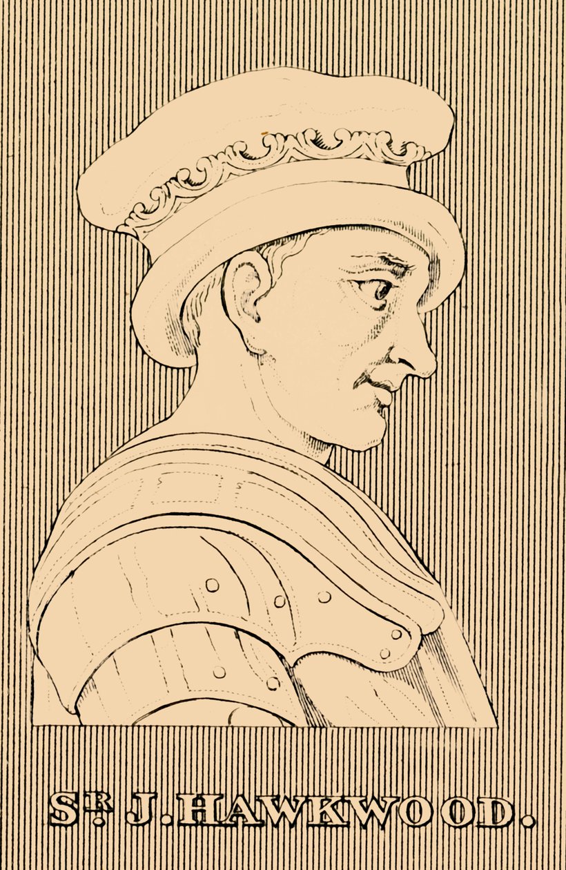 Sr. J. Hawkwood, ca. 1323-1394, 1830 door Unbekannt