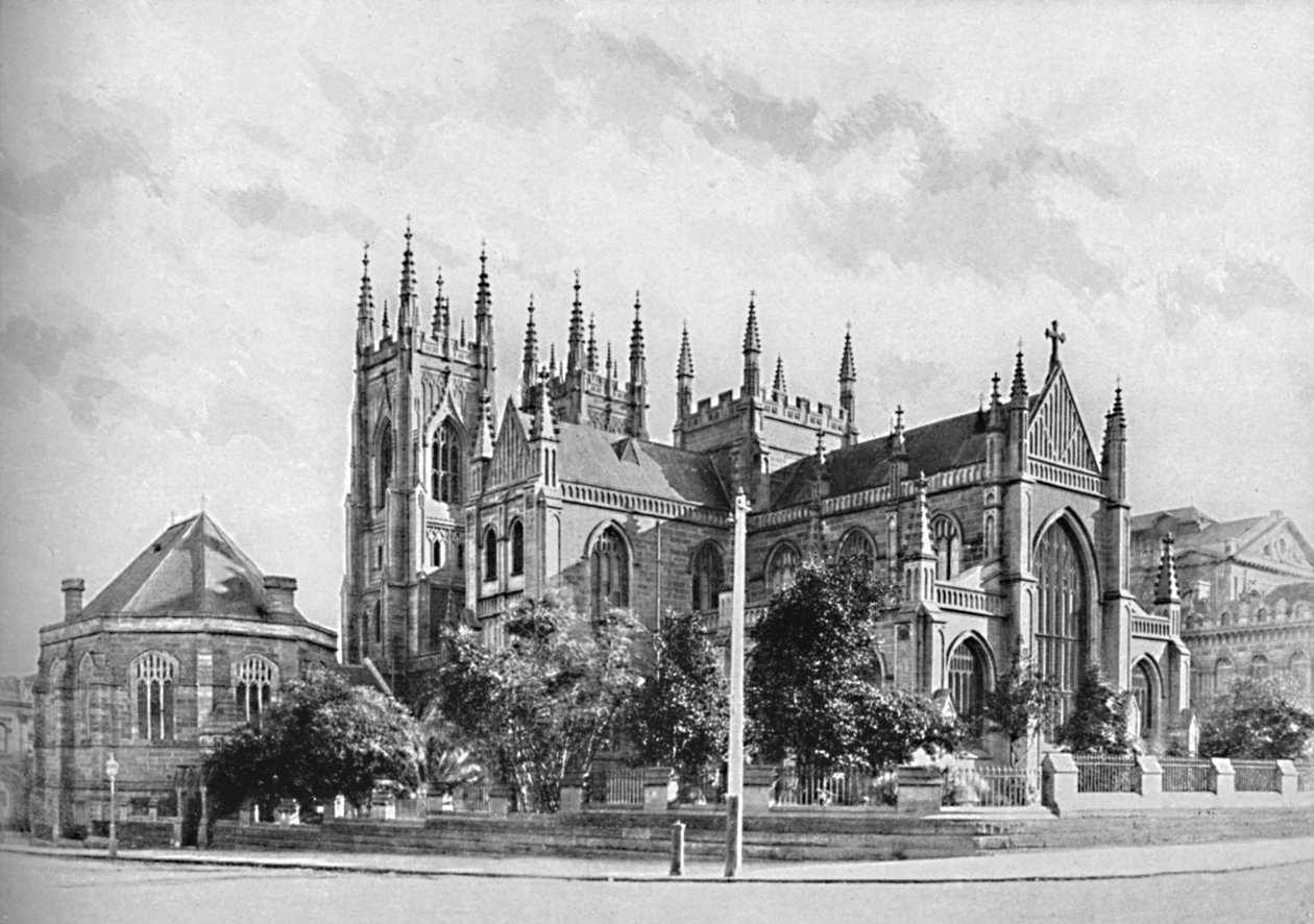 St. Andrews Kathedraal, ca. 1900 door Unbekannt