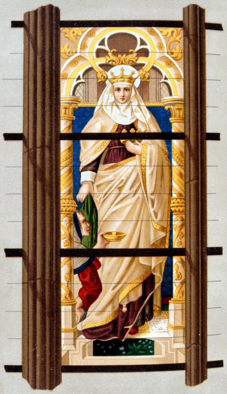 Sint-Elizabeth van Hongarije, 1878 door Unbekannt