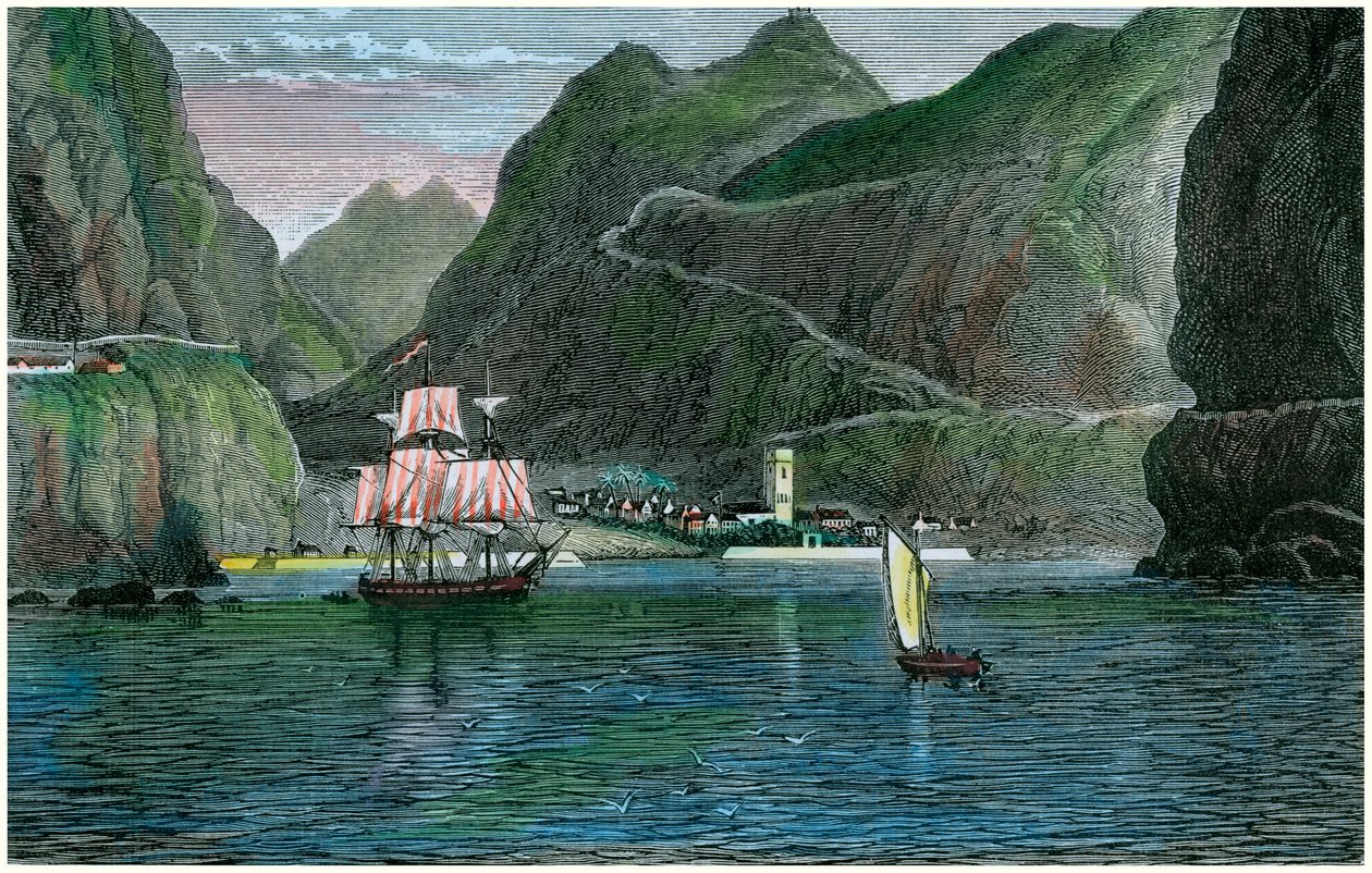 Sint Helena, ca. 1875 door Unbekannt