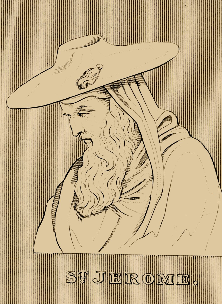 St. Jerome, c347-420, 1830 door Unbekannt