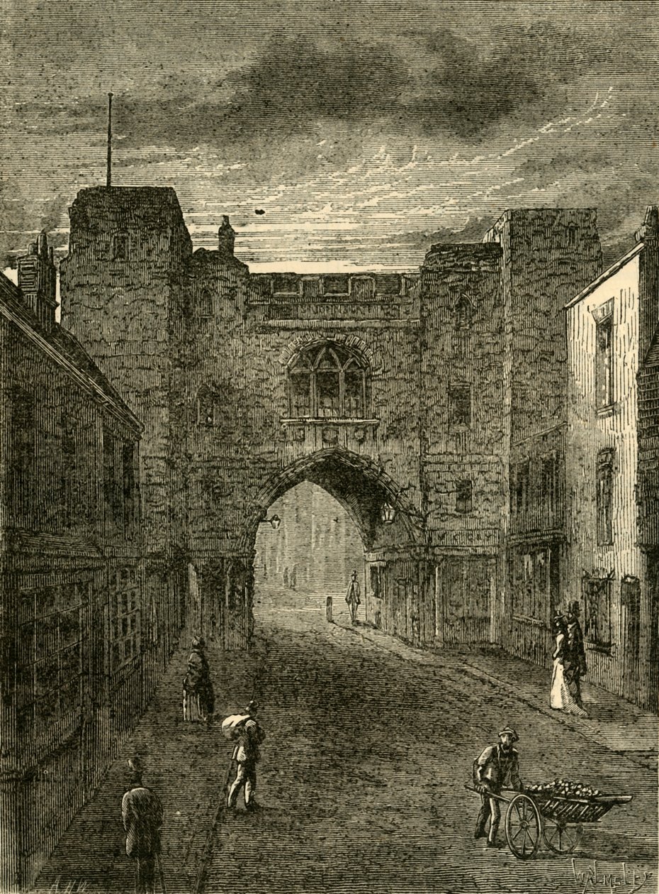 St. Johns Gate, Clerkenwell, ca. 1872 door Unbekannt