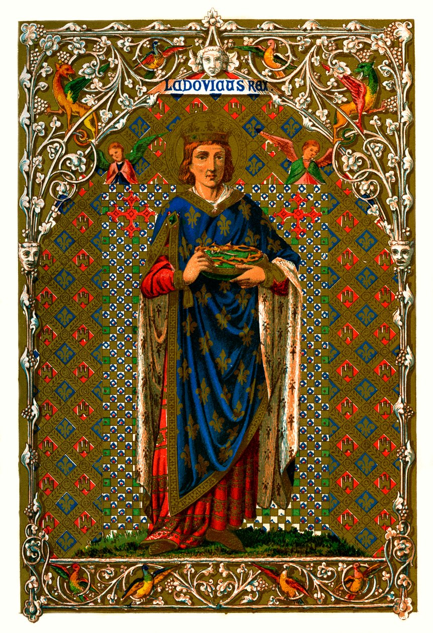 St Louis Louis IX, Koning van Frankrijk door Unbekannt