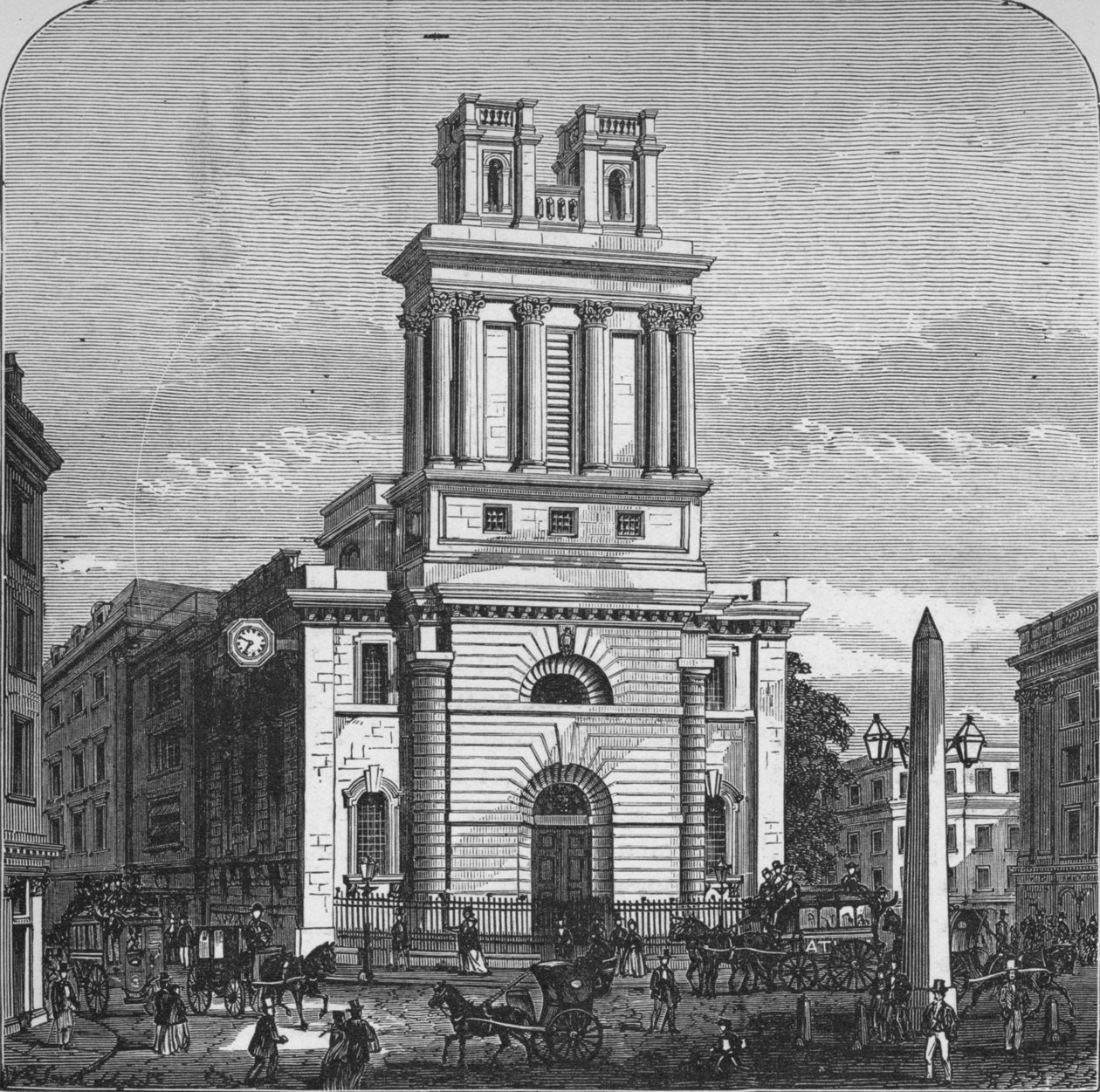 St. Mary Woolnoth, 1890 door Unbekannt