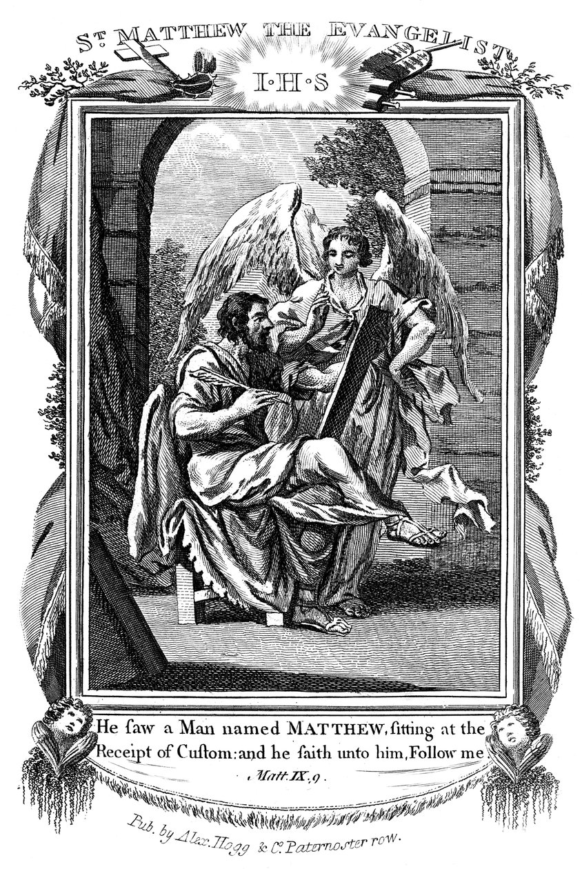 Sint Mattheüs de Evangelist, ca. 1808 door Unbekannt