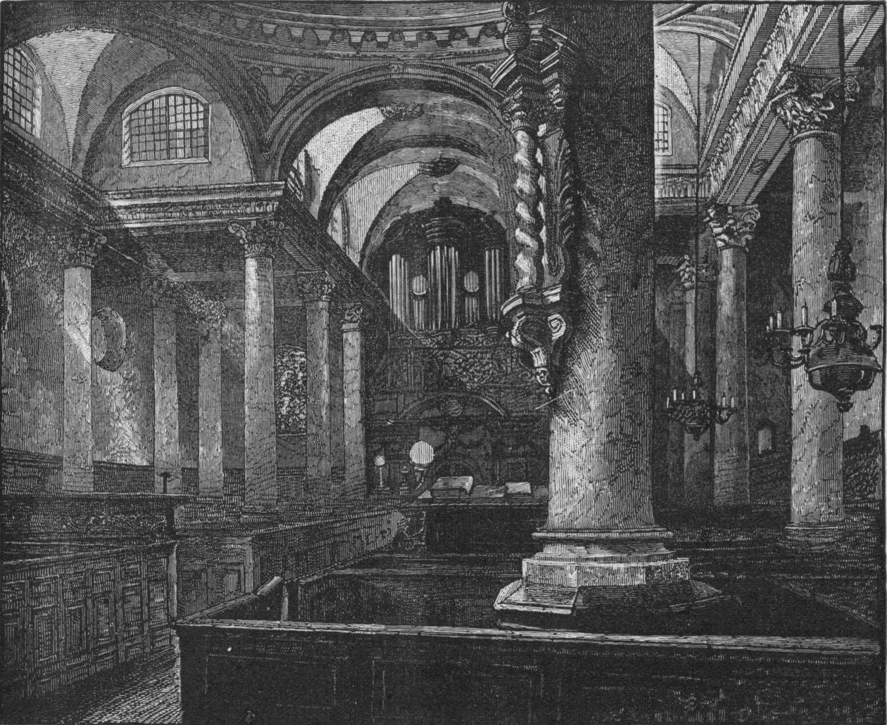 St. Stephens, Walbrook, 1890 door Unbekannt