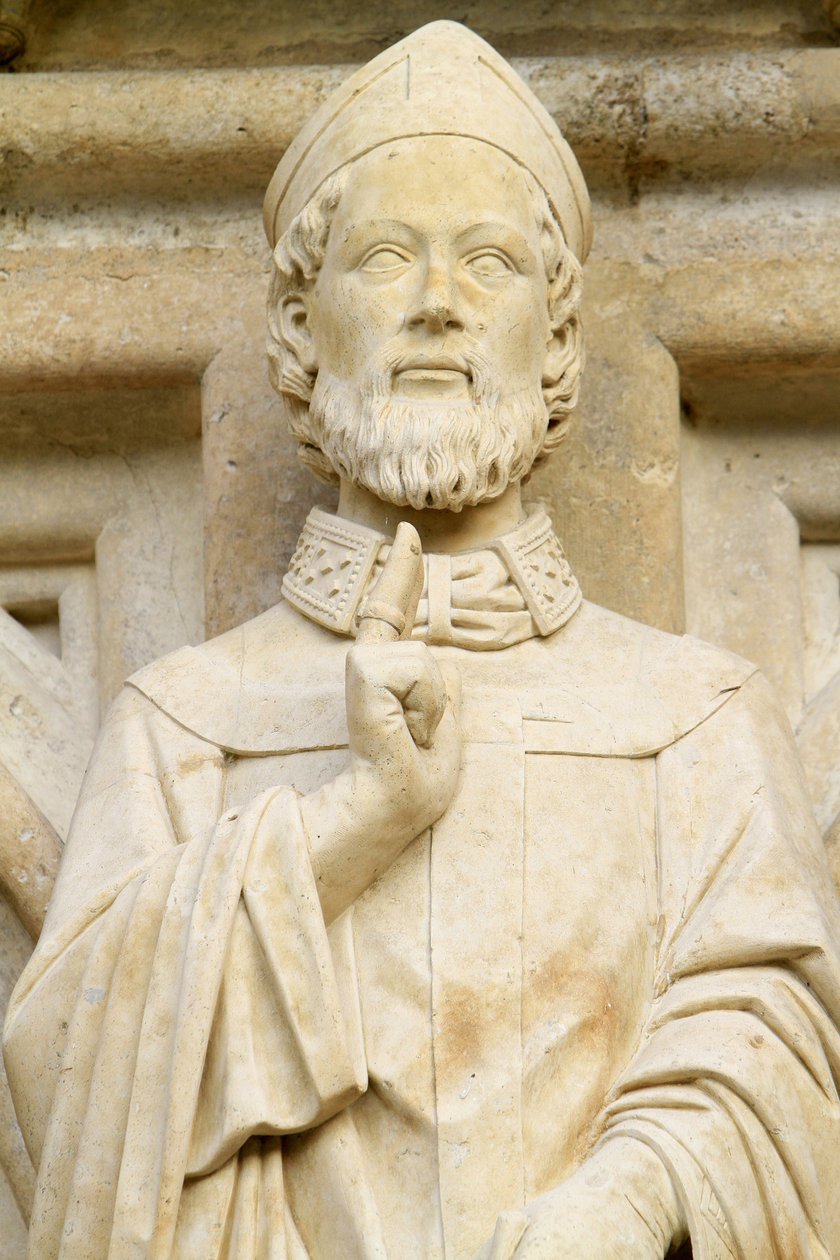 Sint Ursin. Sint-Stefanuskathedraal, Bourges, Frankrijk door Unbekannt