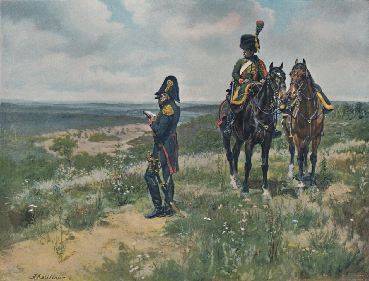 Staf-officier verkent, 1896 door Unbekannt