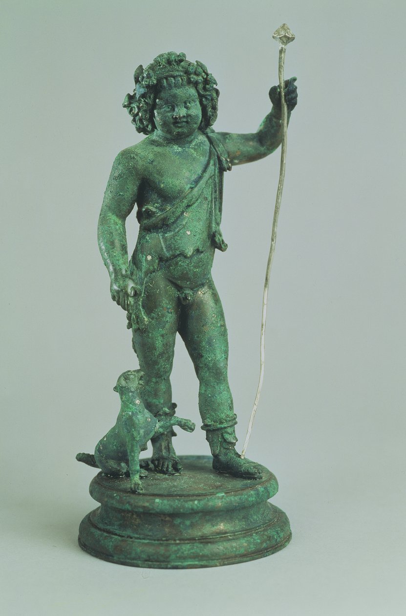 Beeldje van Bacchus, Pompeii door Unbekannt