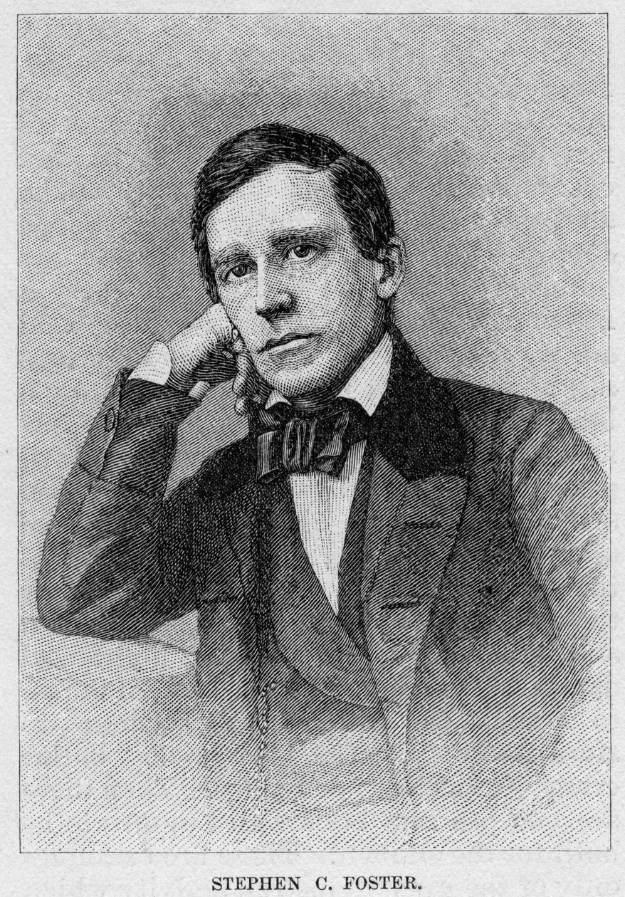 Stephen C Foster, 19e eeuw door Unbekannt
