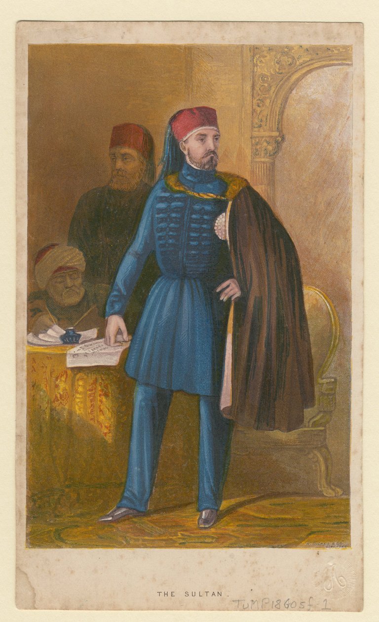 Sultan Abdülmecid I 1823-1861, 1850 door Unbekannt