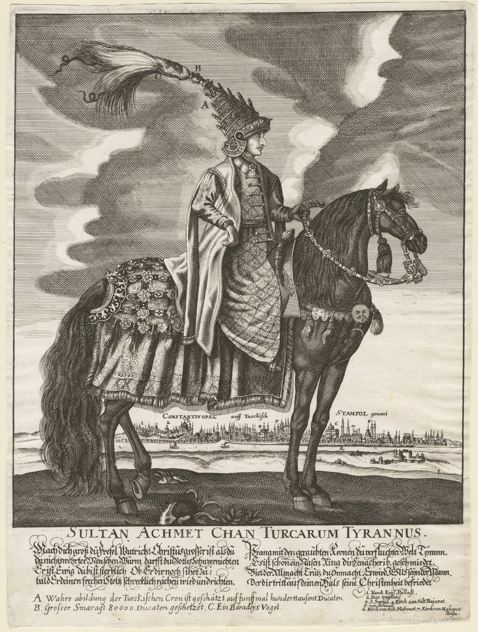 Sultan Ahmed III 1673-1736, 1710 door Unbekannt