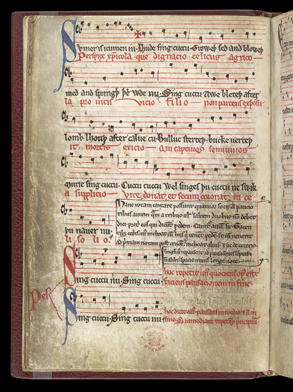 Sumer Is Icumen In, ca. 1260-1270 door Unbekannt