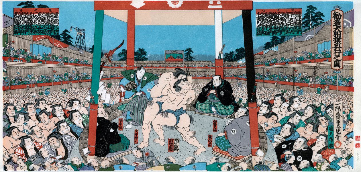 Sumoworstelen, Japan door Unbekannt