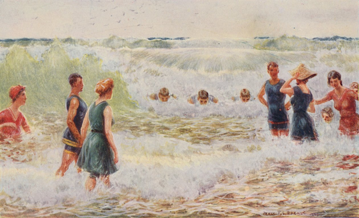Surfbaden, 1923 door Unbekannt