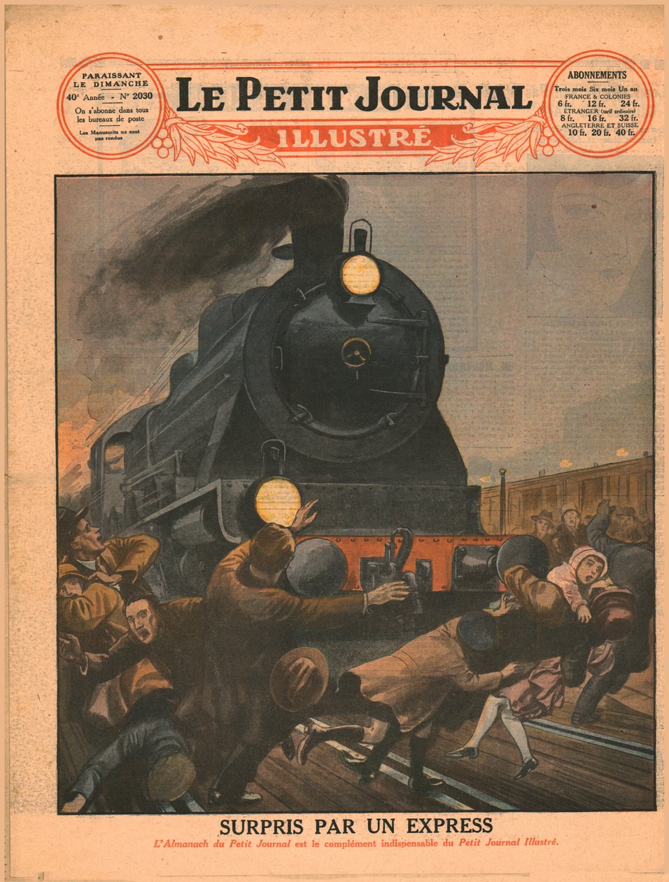 Surpris Par Un Express, 1929 door Unbekannt
