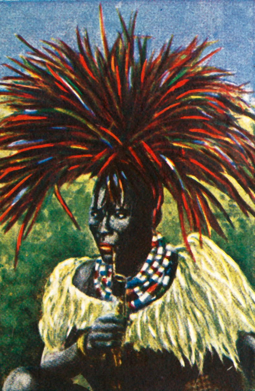 Swazi-man uit Zuid-Afrika, ca. 1928 door Unbekannt