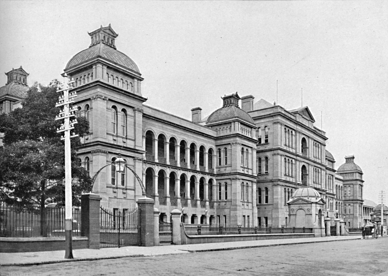 Sydney Hospital, Macquarie Street, c1900 door Unbekannt