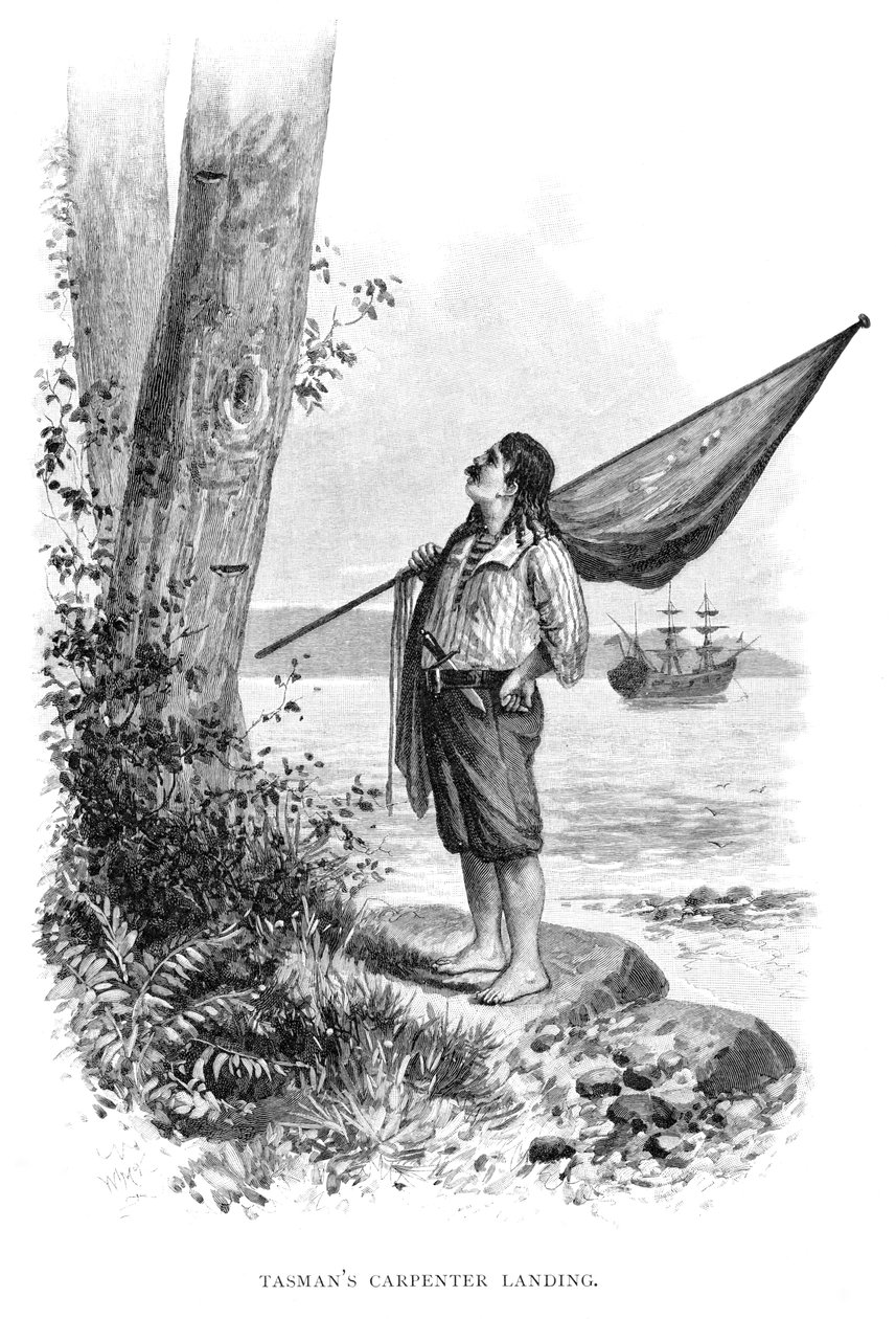 Tasmans timmerman landt, 1644 1886 door Unbekannt