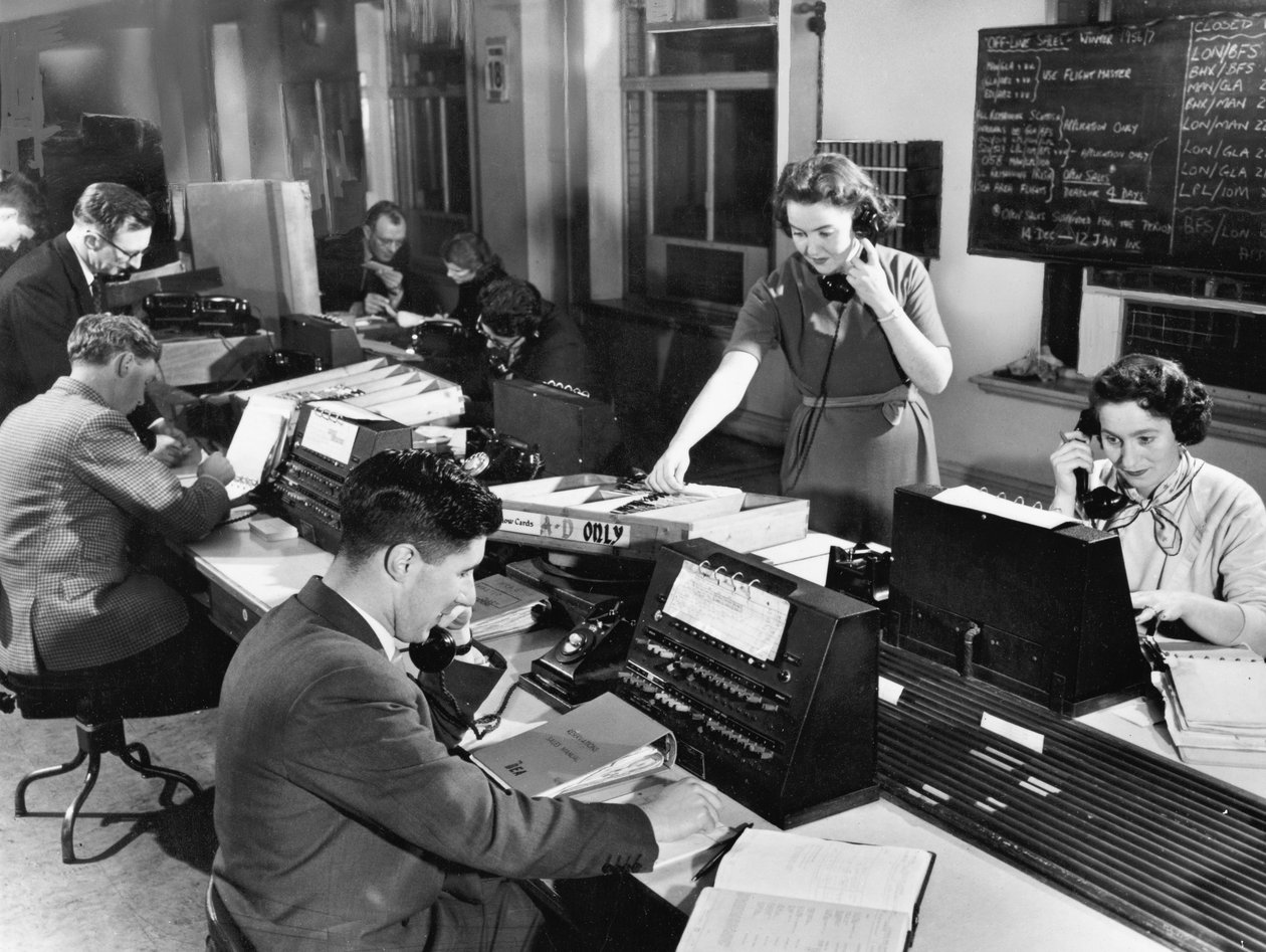 Telefooncentrale, 1956 door Unbekannt