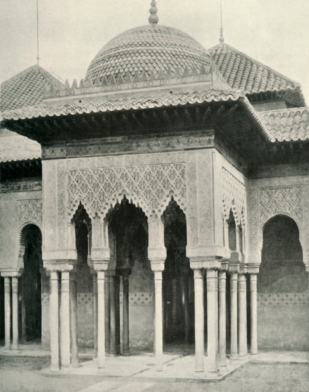 Tempel in de Hof van de Leeuwen, 1907 door Unbekannt