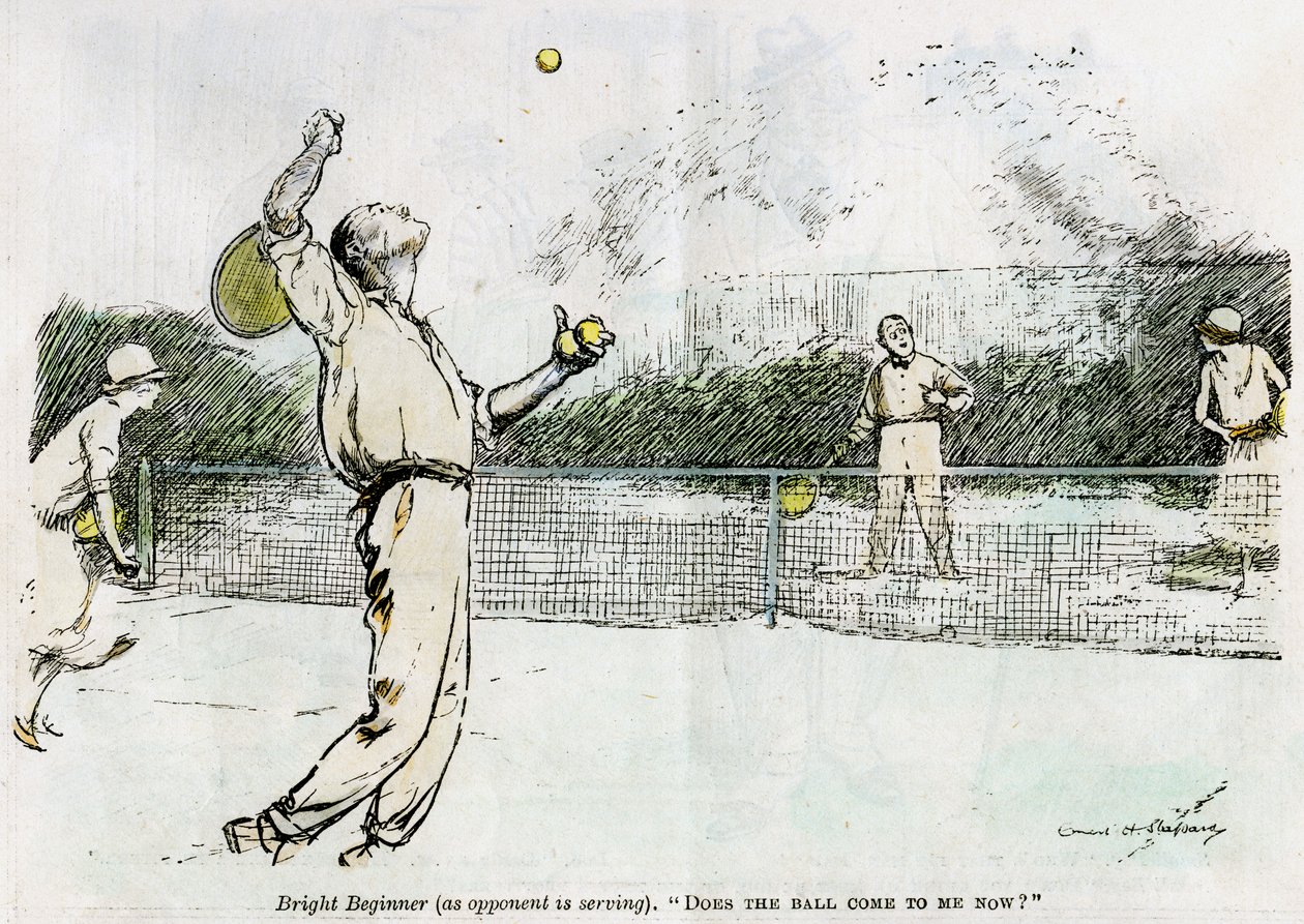 Tennis door Unbekannt