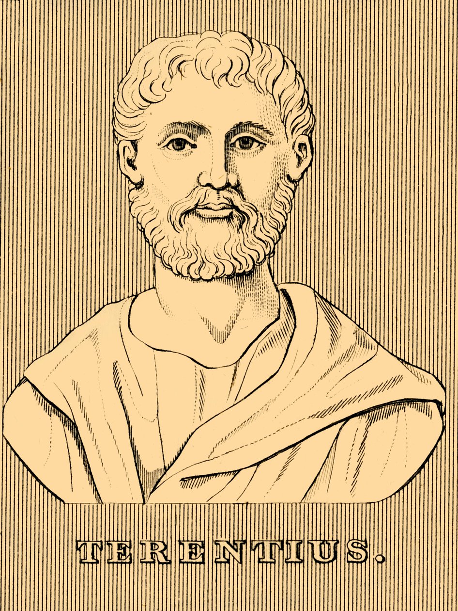 Terentius, ca. 195-159 v.Chr., 1830 door Unbekannt