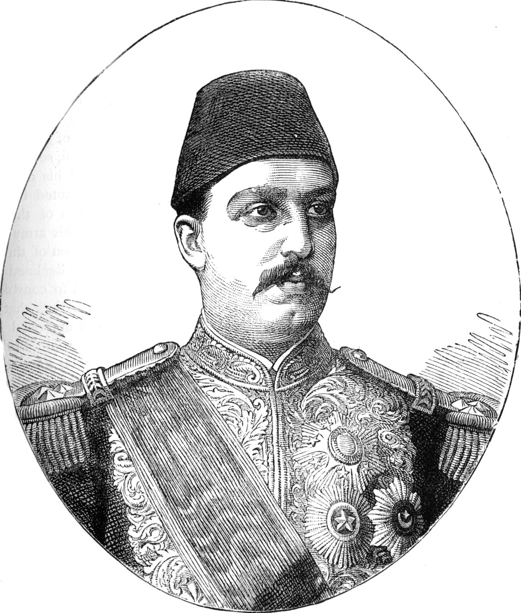 Tewfik, Khedive van Egypte, c1882 door Unbekannt