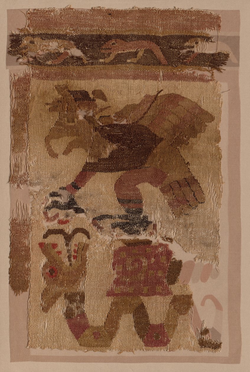 Textiel Fragment, ca. 50-650 door Unbekannt