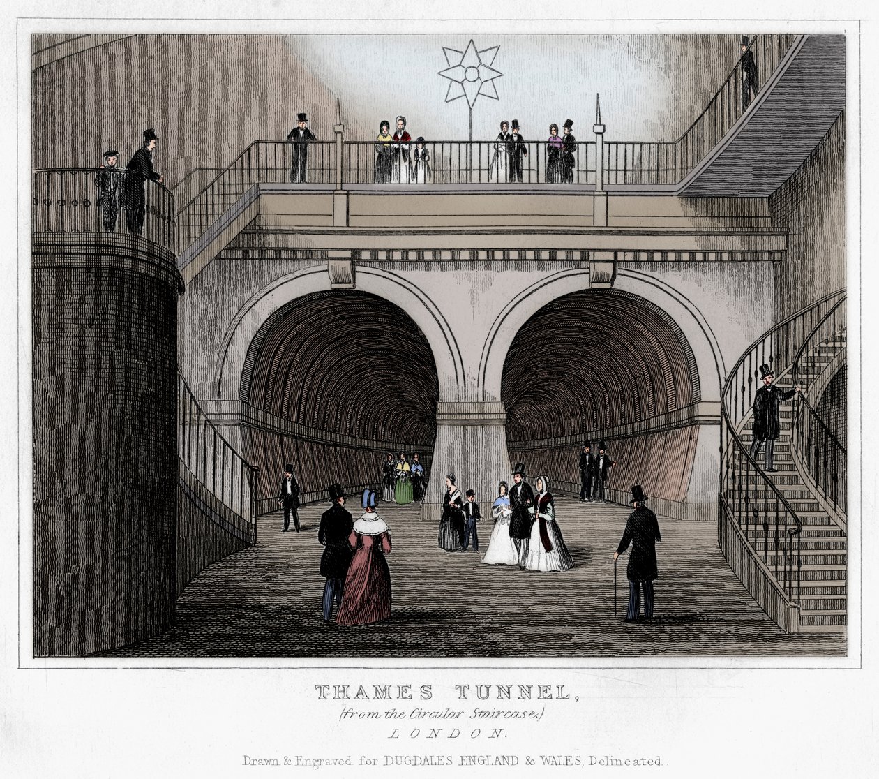 Thames Tunnel, Londen door Unbekannt