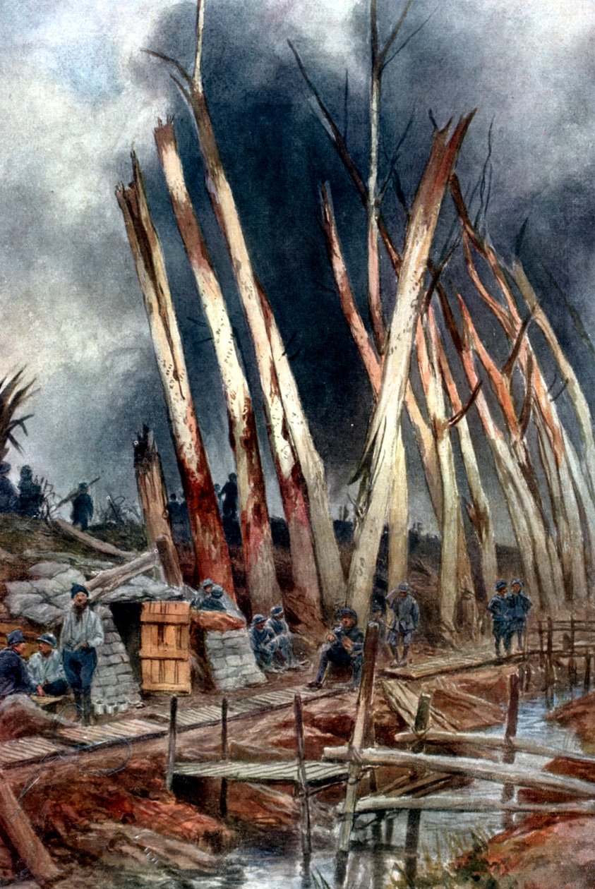 Het Offensief bij Yser, 1917 door Unbekannt