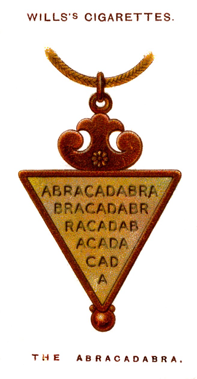 De Abracadabra, 1923 door Unbekannt