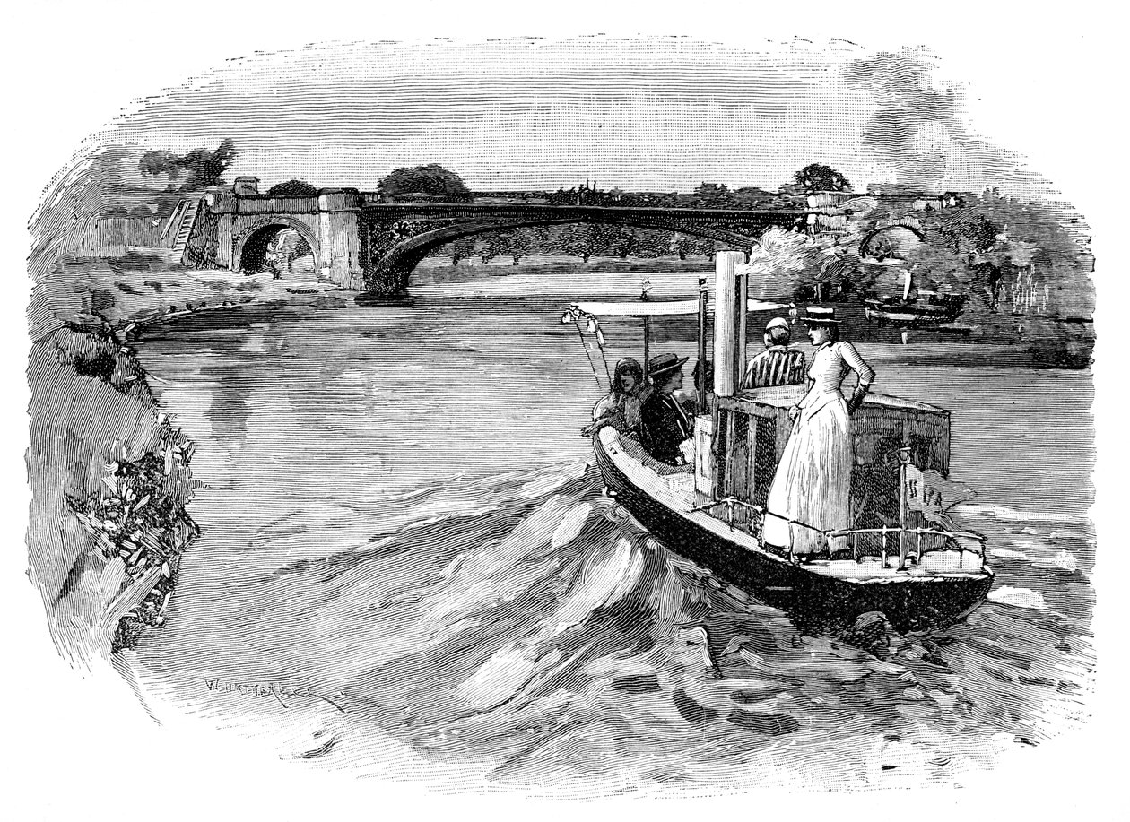 De Albertbrug, Windsor, Berkshire door Unbekannt