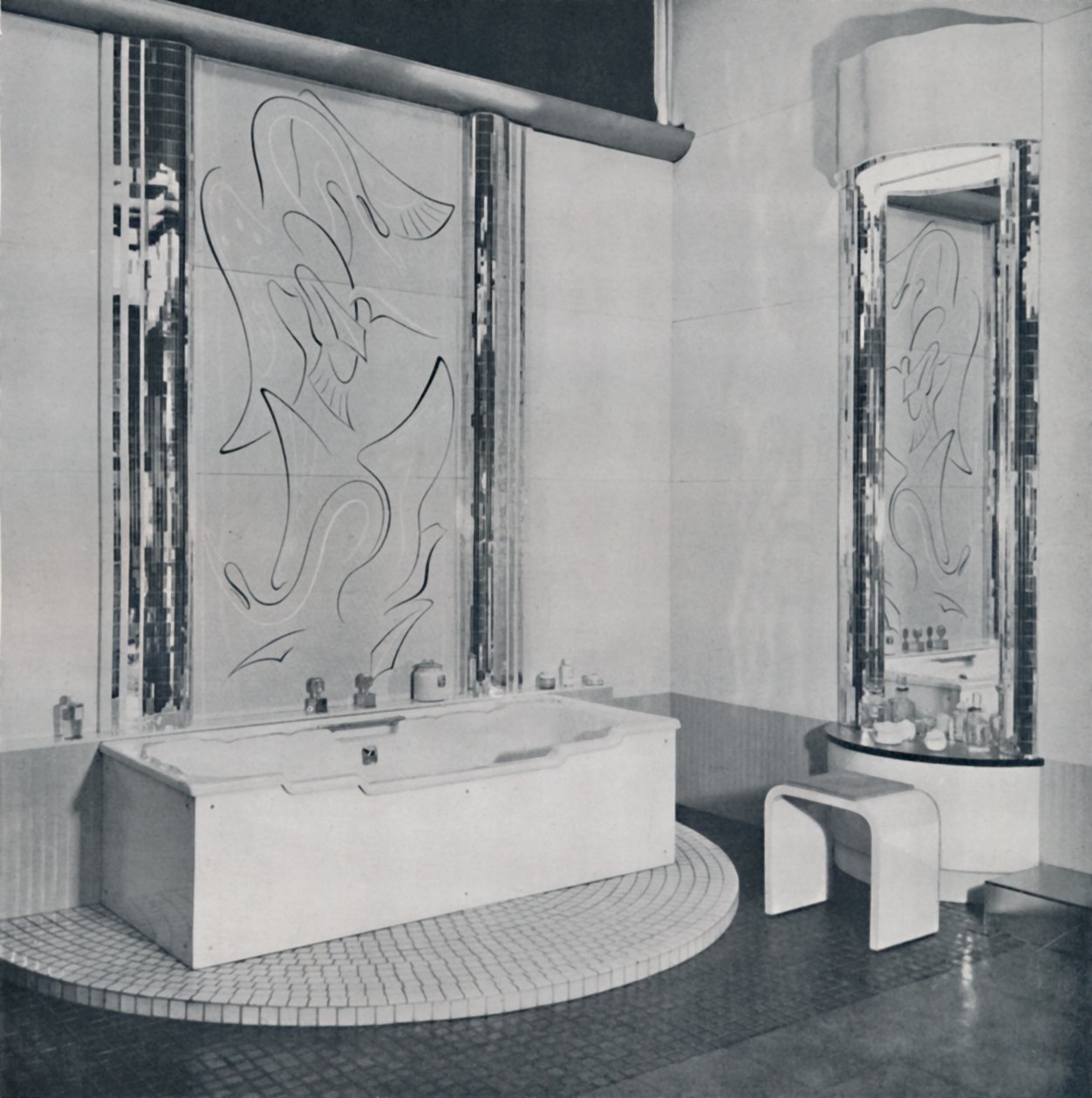 De badkamer, 1940 door Unbekannt