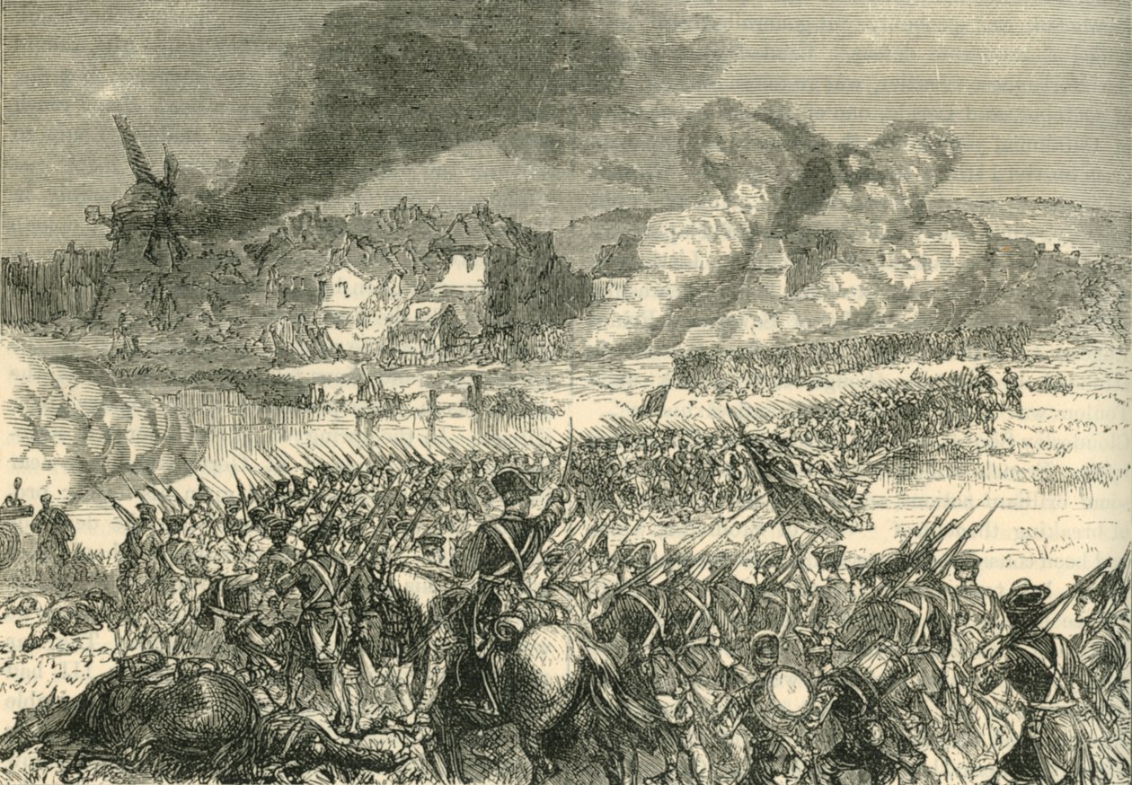 De Slag bij Blenheim, 1704, 1890 door Unbekannt